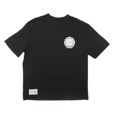 PEGADOR Mens T-Shirt Black Crew Neck M