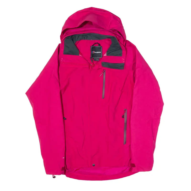 BERGHAUS Rain Jacket Pink Womens UK 10