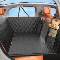 Dog Car Seat Cover for Back Seat, Hard Bottom Back Seat Extender for Dogs - Supports 400lbs, Back Seat Pet Cover, Dog Hammock...