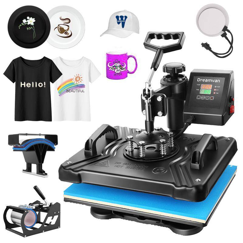 AKEYDIY Heat Press Machine for t Shirts 360-Degree Swing Away Heat Press,Tumbler Press Machine,Digital Combo 12 x 15 ,