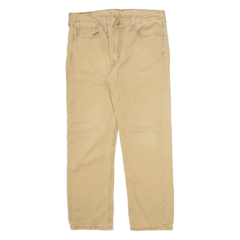 LEVI'S 514 Trousers Beige Regular Straight Mens W36 L30