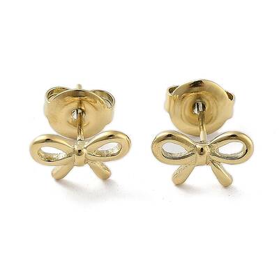 Ion Plating(IP) 304 Stainless Steel Stud Earrings