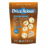 Drizzilicious Birthday Cake Drizzled Mini Rice Cake - 4oz Snack Nata