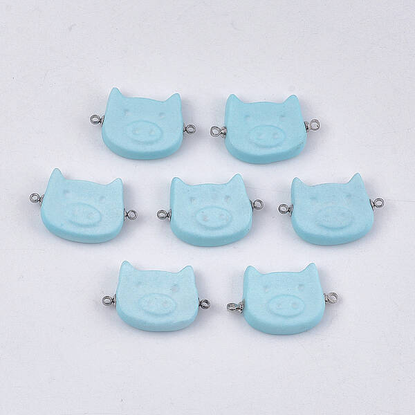 Handmade Porcelain Links connectors