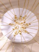Flower Design Pendant Necklace, Elegant Rhinestone Decor Necklace for Women & Girls, Trendy All-match & Exquisite Jewelry for...