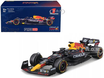 Red Bull Racing RB18 #1 Max Verstappen Formula One F1 World Championship (2022) with Display Case 1/43 Diecast Model Car by B...