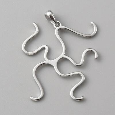 Anti-Tarnish Sterling Silver Pendant Findings