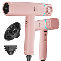 【New Arrival Deal】150000 RPM High-Speed Brushless Motor Negative Ionic Hair Dryer for Fast Drying, Portable Travel Blow D...