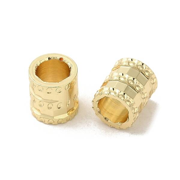 Rack Plating Brass European Beads