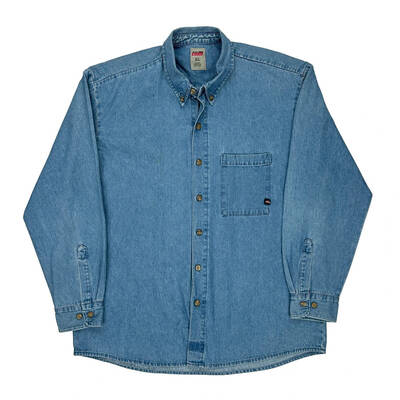 Dickies Denim Shirt - XL Blue Cotton