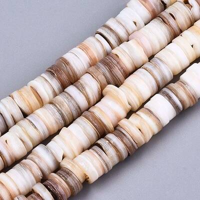 Natural Freshwater Shell Beads Strands