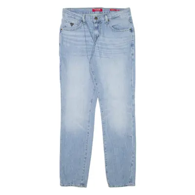 GUESS Womens Jeans Blue Slim Tapered Denim Stone Wash W29 L30