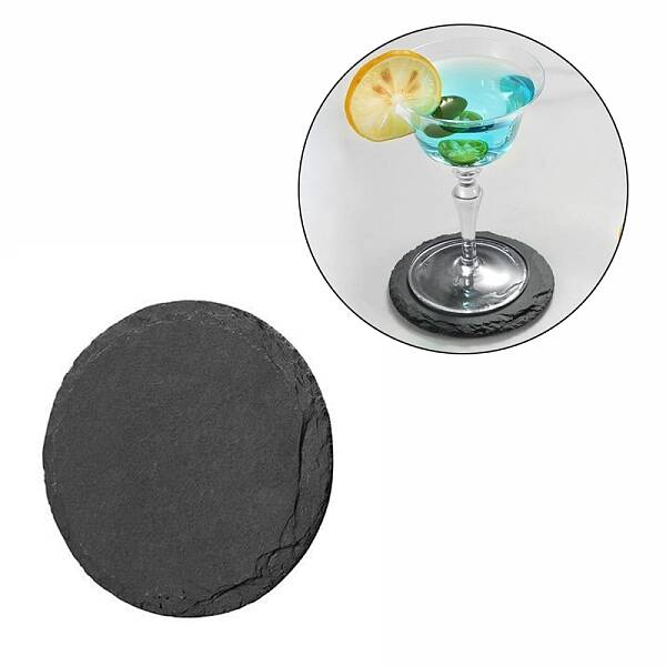 Natural Black Stone Cup Mat