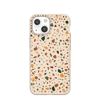 Seashell Wild Terrazzo iPhone 13 Mini Case