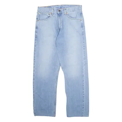 LEVI'S Womens Jeans Blue Regular Straight Stone Wash W32 L30