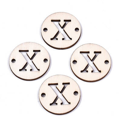 Unfinished Natural Poplar Wood Links Connectors