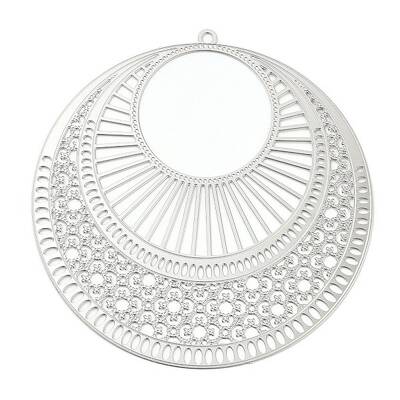 Non-Tarnish 304 Stainless Steel Filigree Pendants