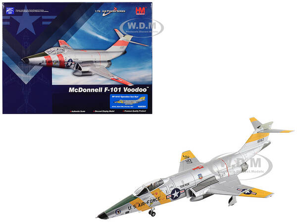 McDonnell RF-101C Voodoo Fighter Aircraft 363rd TRW Operation Sun Run (1957) United States Air Force Air Power Series 1/72 Di...