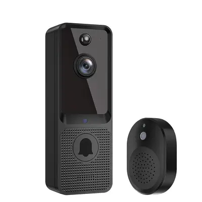 Smart AI Video Doorbell Camera Wireless, Chime Ringer Included, Smart Motion Human Detection, for Home Security, Wi-Fi, HD, T...