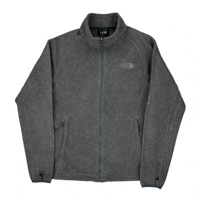 The North Face Fleece Jacket - Small Grey Polyester