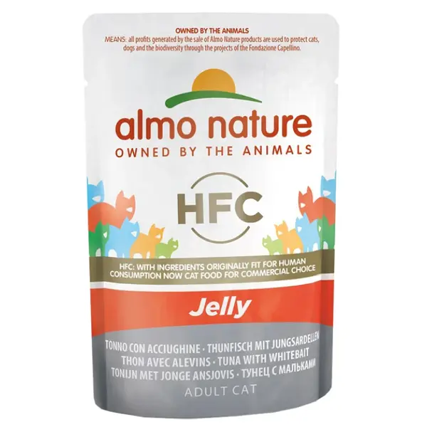 Almo nature HFC Jelly Tuna and Anchovies - 55GR