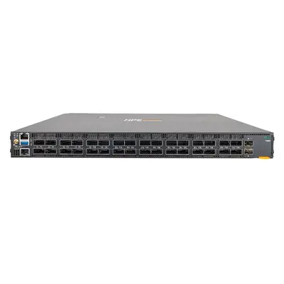 R9A29A#ARM HP Aruba CX 9300 Series 9300‑32D 32 x 400GbE QSFP-DD and 2 x 10GbE SFP+ Ports Layer 3 Managed Front-to-Back Airf...