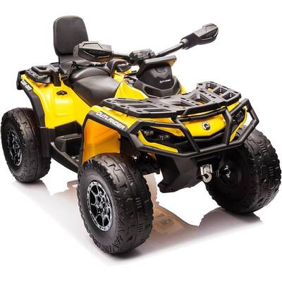 Garvee Ride - P Series: 2 Seater Ride On Car 24V 4WD Electric ATV, Leather Seats, Safety Belt, Bluetooth, Adjustable Speed, Y...