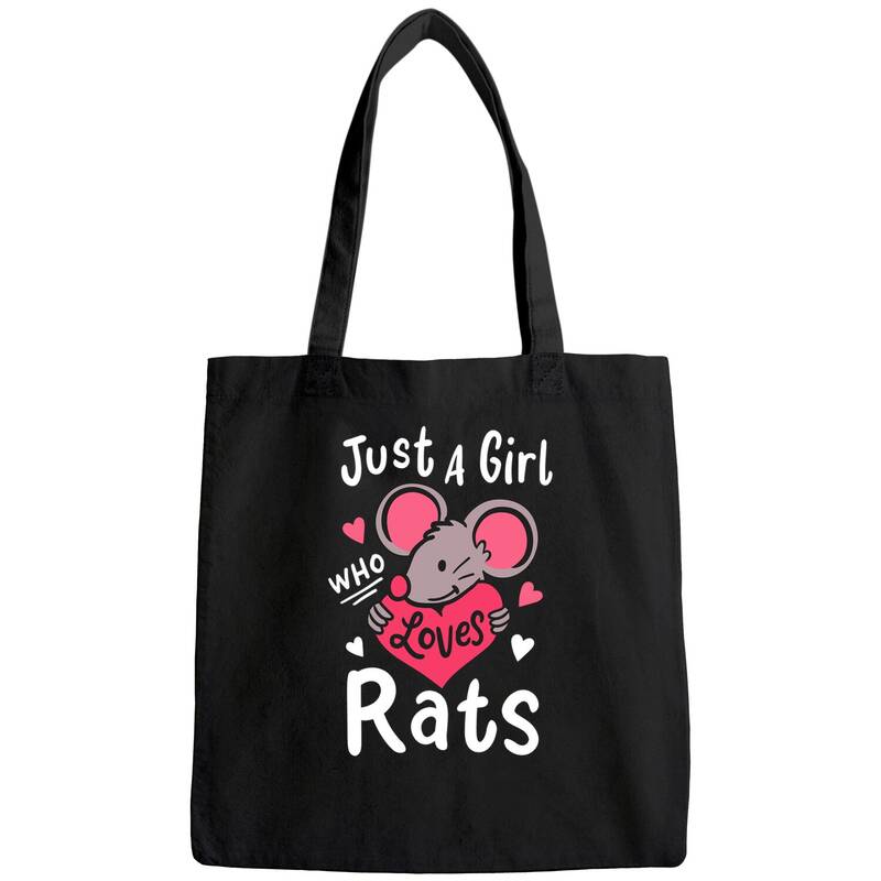 Rat Just A Girl Who Loves Rats Rat Tote Bag