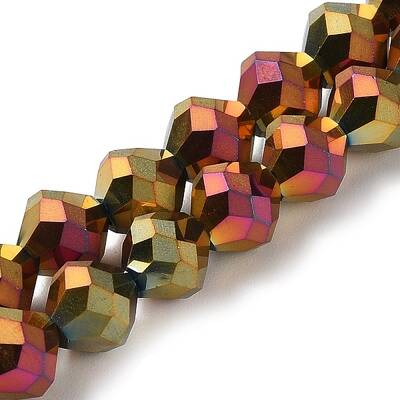 Electroplate Glass Beads Strands