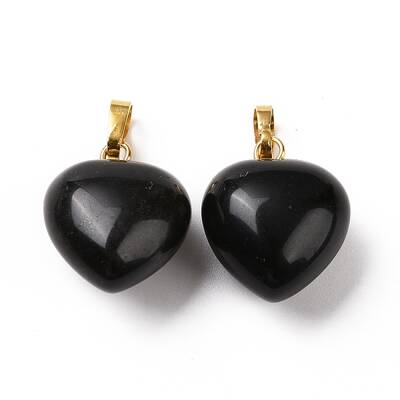 Natural Obsidian Pendants