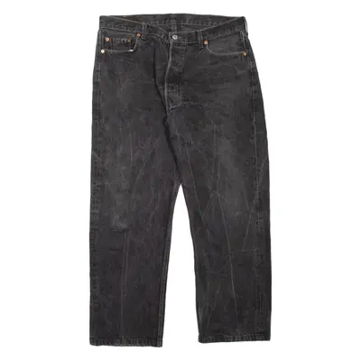 LEVI'S 501 Jeans Mens Black Regular Straight 90s W34 L27