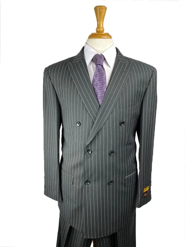 Char Stripe - Mens Wholesale Suit