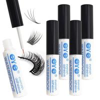 Waterproof Long Lasting Eyelash Glue, 4 Counts/set Quick Dry Eyelash Extension Glue, Professional Eye Makeup Tool for Women &...