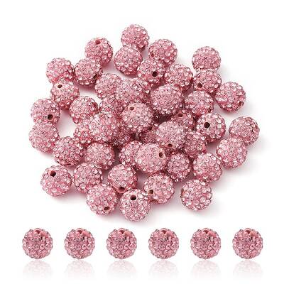 Pave Disco Ball Beads
