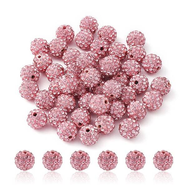 Pave Disco Ball Beads