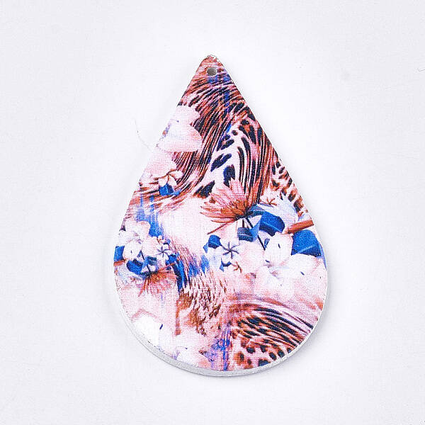 Printed Wooden Big Pendants