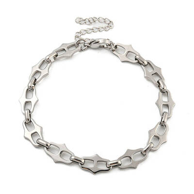 Non-Tarnish 304 Stainless Steel Link Chains Bracelets for Men & Women