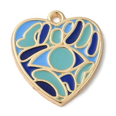 Zinc Alloy Enamel Pendants