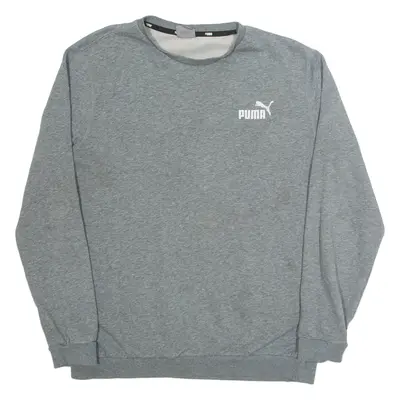 PUMA Mens Sweatshirt Grey L