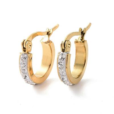304 Stainless Steel Hoop Earrings