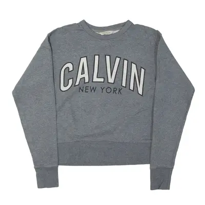 CALVIN KLEIN JEANS New York Sweatshirt Grey Womens S