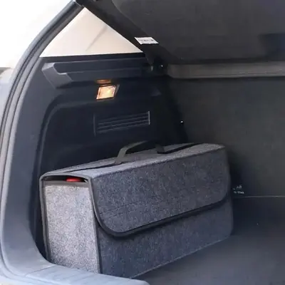 Car Trunk Storage Box, Portable Foldable Car Trunk Organizer, Car Interior Tidying Container for Easy Storage and Organizatio...