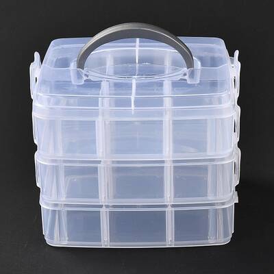 Rectangle Portable PP Plastic Detachable Storage Box
