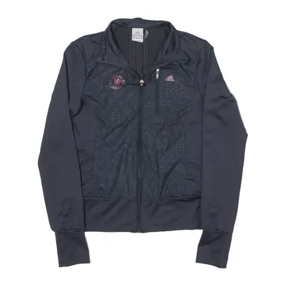 ADIDAS Chelsea Football Club Track Jacket Grey Womens UK 12