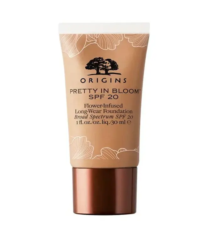 Origins, Pretty In Bloom, long lasting, cream foundation, 500, Medium Deep Warm, SPF 20, 30 ml