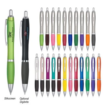 250 Promotional Satin Pen - Rubber Grip
