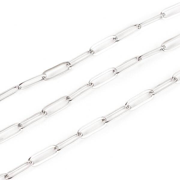 Non-Tarnish 3.28 Feet 304 Stainless Steel Paperclip Chains
