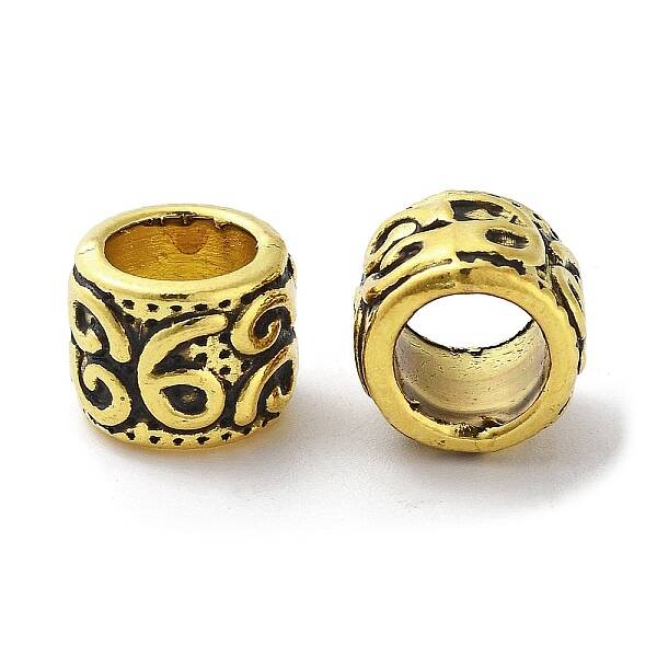 Tibetan Style Alloy European Beads