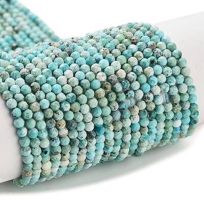 Natural HuBei Turquoise Beads Strands