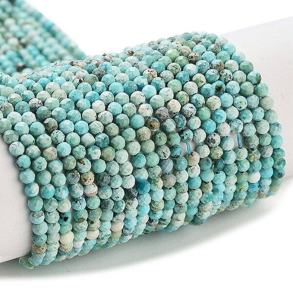 Natural HuBei Turquoise Beads Strands